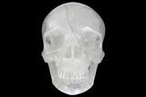 Realistic, Polished Quartz Crystal Skull #150852-1